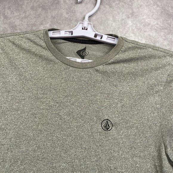 Volcom T-Shirt Mens Medium Gray Short Sleeve Logo Skater Casual Outdoors - Picture 4 of 11